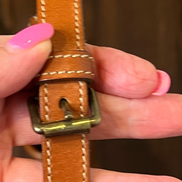 Vintage Mulberry Mole Scotch Grain & Cognac Calf Leather. Crossbody Bucket Bag. - Picture 12 of 13